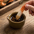 Retro ceramic small flavor dish restaurant hotel for home dipping snack dish hot pot cold dish side dish seasoning soy sauce dish