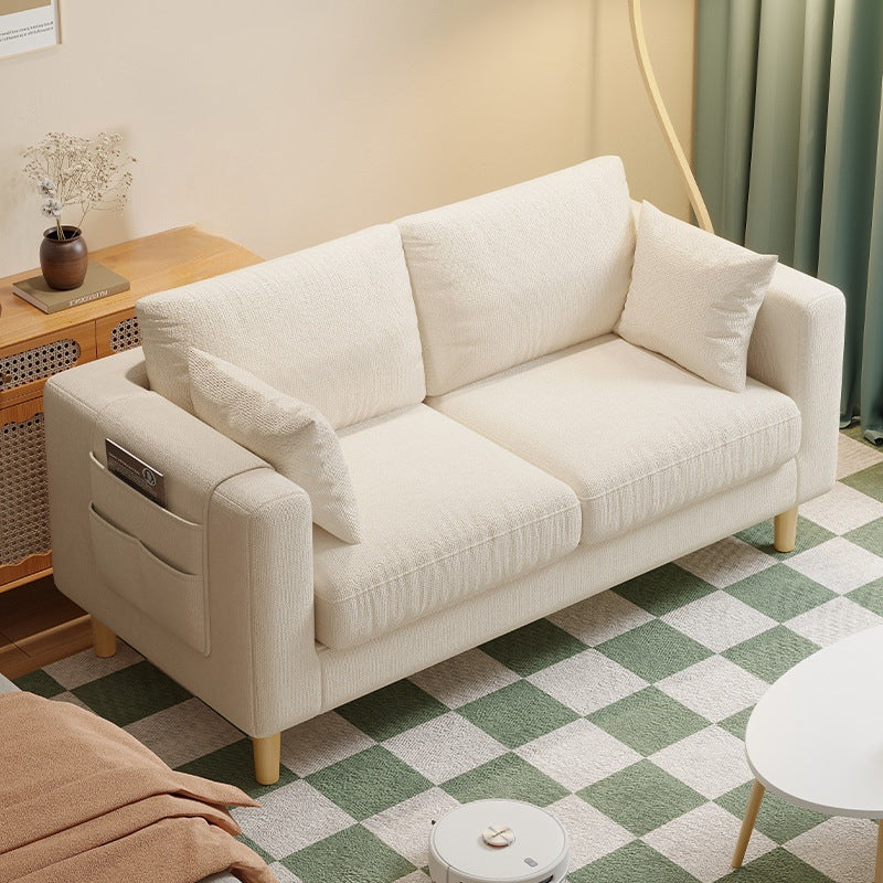 new arrival fabric sofa living room single tofu block casual modern rental room double small apartment sofa chair