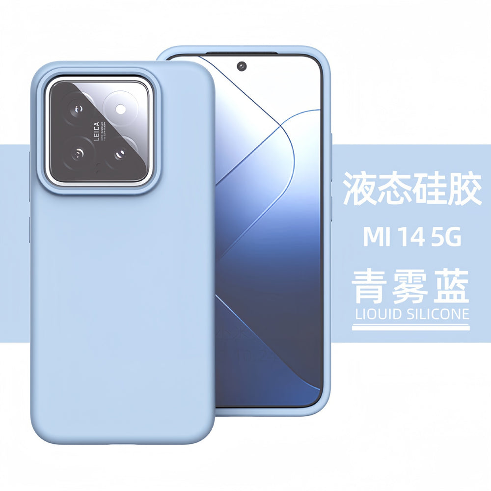 Official xiaomi 17 liquid silicone solid color phone case, new redmi k70 shockproof soft shell protective cover 16u