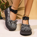 autumn new arrival: retro bowknot platform mary janes - women's chunky sole height increasing loafers wholesale