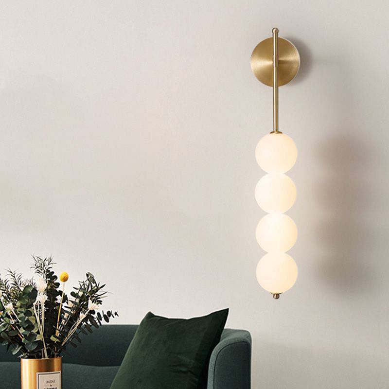 Creative modern minimalist nordic bedside wall lamp bedroom ambiance designer gourd living room background wall decorative light