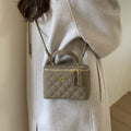 New quilted handbag - 2025 autumn collection: chic, versatile, and understated. a luxurious and unique small square bag for women, inspired by chanel, perfect for everyday commuting
