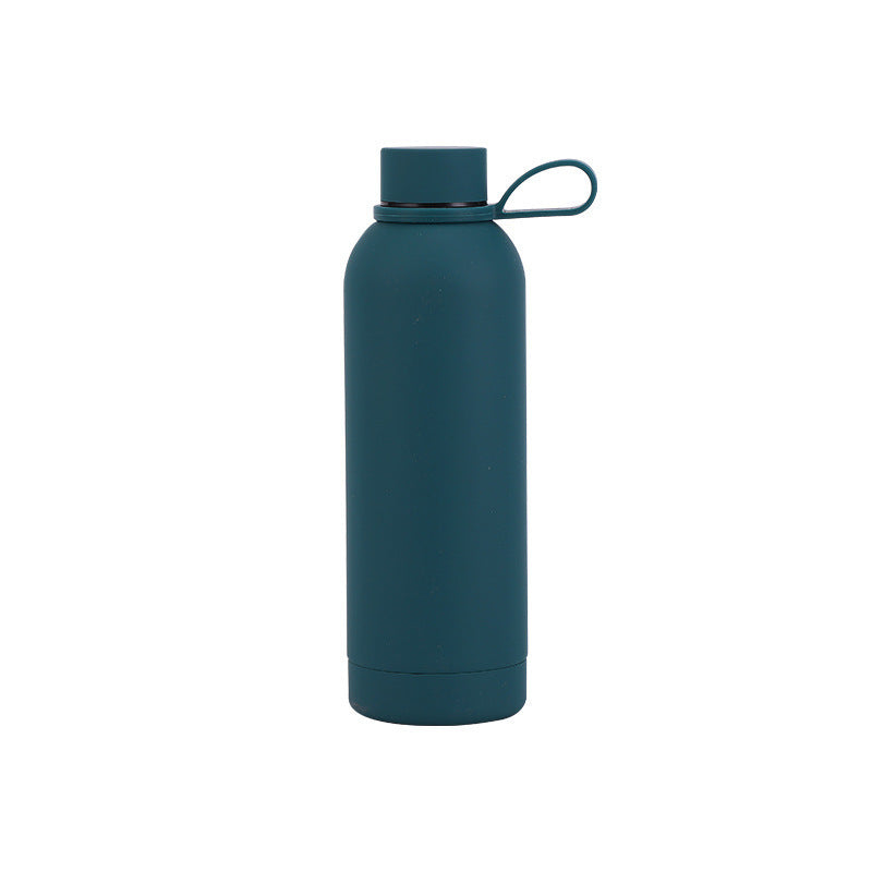 new arrival 304 stainless steel thermos cup large capacity double-layer vacuum small mouth bottle portable car sports water cup