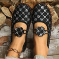 Fashionexportplus size hand-sewn soft bottom casualflats women's cross-border new arrival graffiti breathable lazy loafers