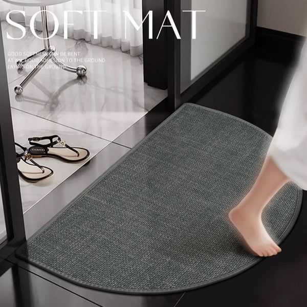 Toilet floor mat, bathroom door water-absorbing non-slip foot mat, household door mat, toilet, bathroom quick-drying carpet