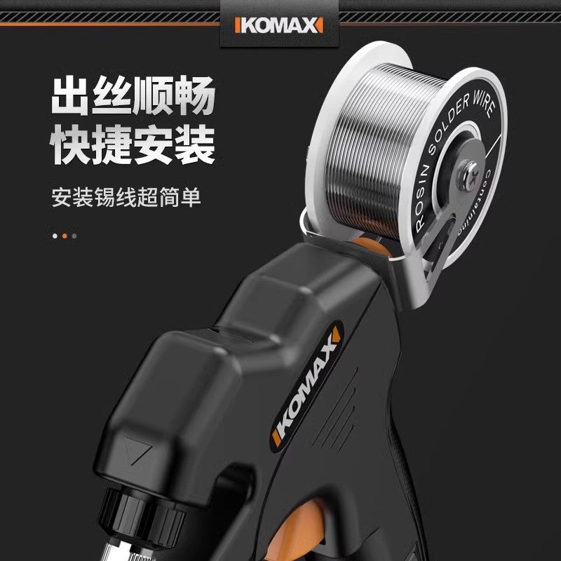 Electric soldering iron for homesmall electric welding pen repair welding handy gadget constant temperature automatic electric soldering iron soldering gun tool suit