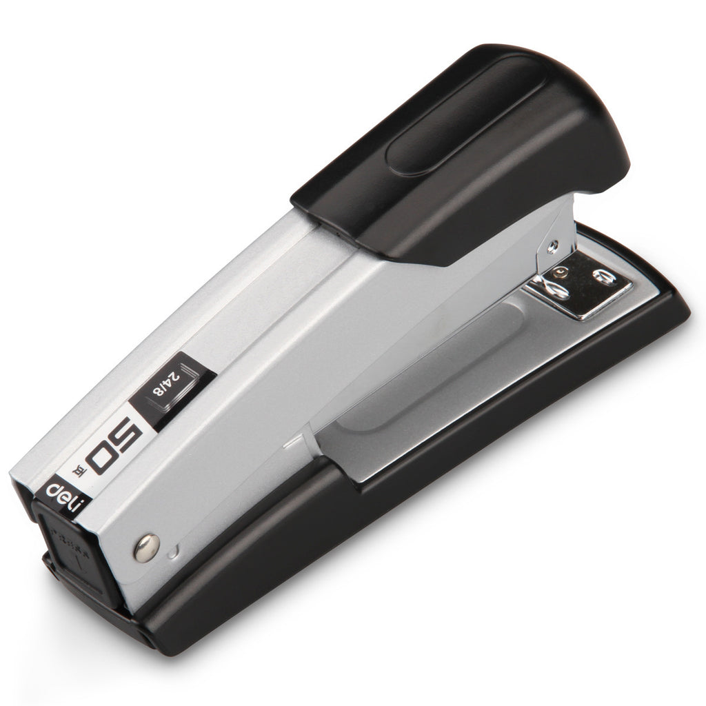 Deli 0416 thick layer metal stapler No. 12 office finance stapler can order 50 sheets of paper stapler wholesale