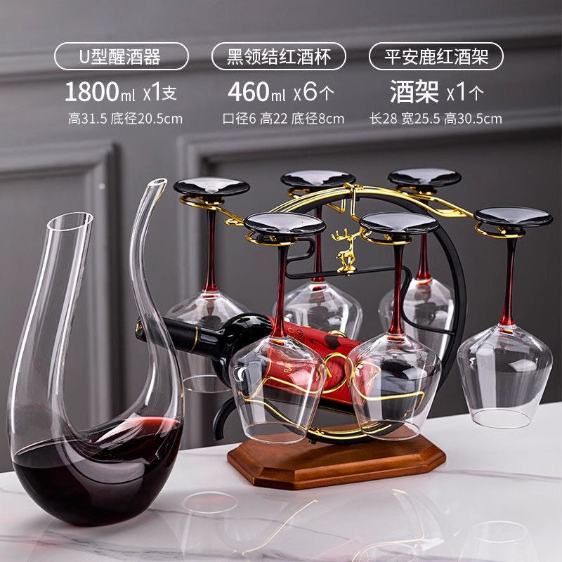 Creative wine glass rack ornament set - new home bar stemware holder, upside down wine glass rack, premium wine rack, barware