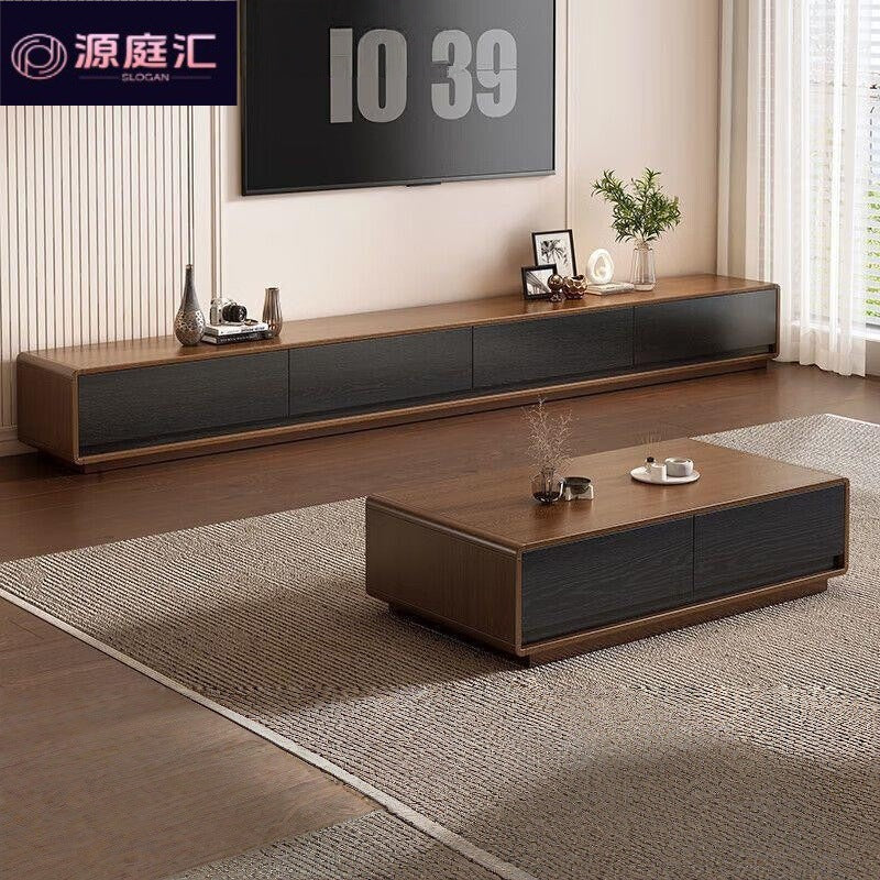 Tv cabinet italian accessible luxury coffee table living room solid wood accessible luxury antique floor-standing medieval style casual integrated cabinet floor cabinet
