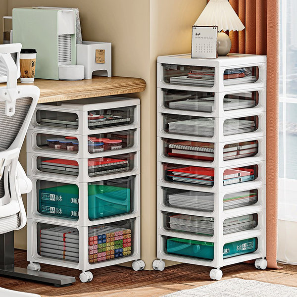 Under the table storage cabinet desk office drawer file learning box locker box rack mobile crevice cabinet