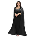 C7305 cross-border   fashion women's elegant rhinestone evening gown dress - new