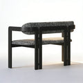 Medieval style solid wood bench for home stool bed end stool backrest bench soft bench black shoe changing stool