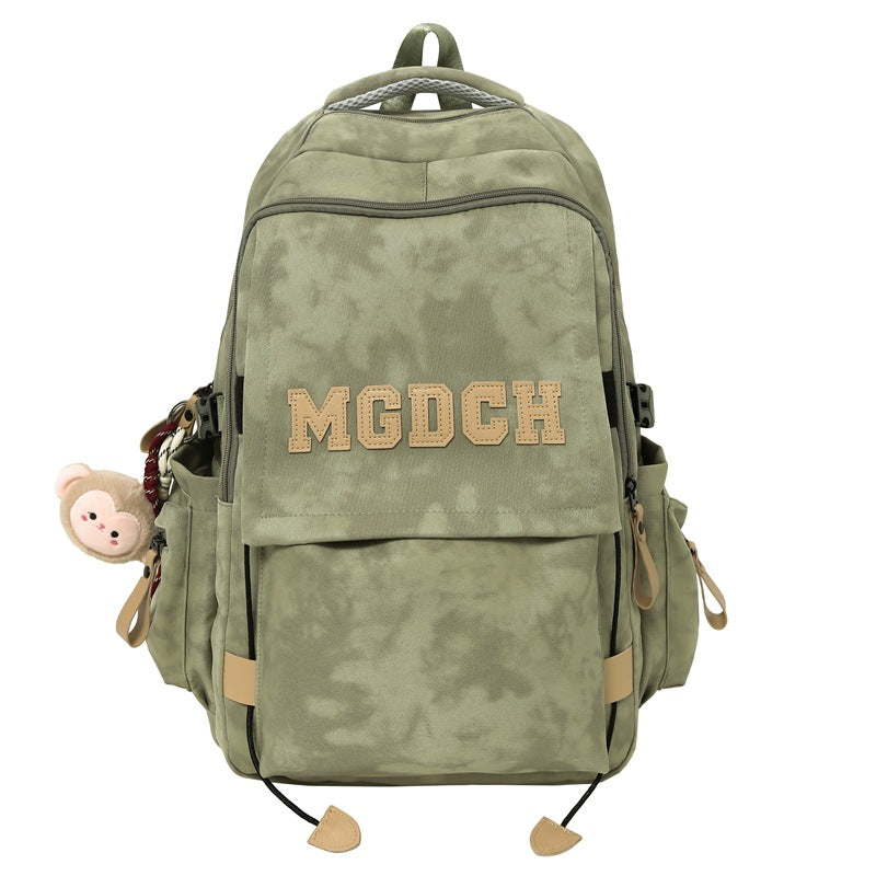 School bag men's college students middle school students ins high quality wholesale junior high school girls primary school students alphabet backpack