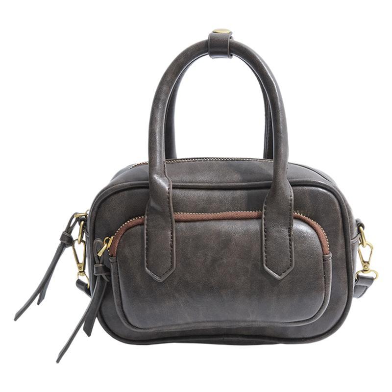 Retro niche handbag women's autumn and winter 2025 new simple commuter small square bag versatile simple messenger bag