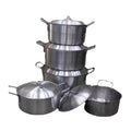 Aluminum potexportsuit potaluminum 5pcs cooking pot sexport5-piece set