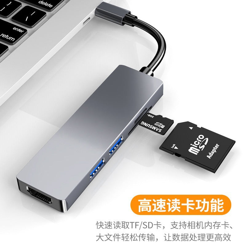 Type-c docking station to hdm card reader notebook usb expander hub hub multi-interface expansion dock
