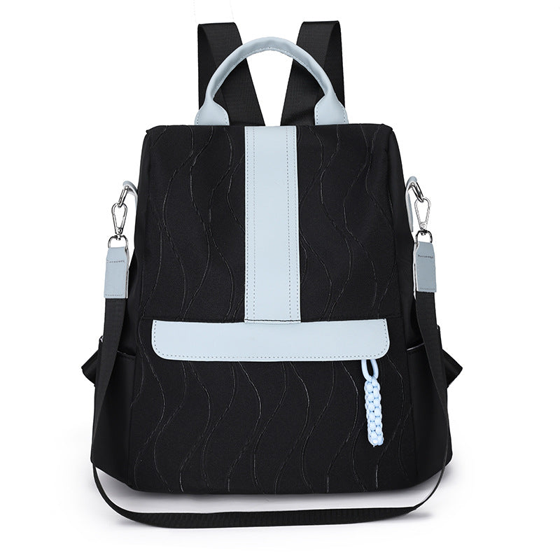 Spring and summer fashion trends Internet celebrities shake fast with the same real shot practical double shoulder shoulder backpack women's bag factory direct sales