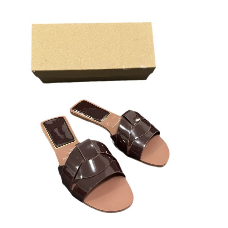 Spanish summer new fashion criss-cross strap flat sandals & slippers - casual & comfortable women's footwear