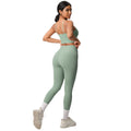 New cloud-feel tank top sports bra yoga set - quick-dry, compression fit, running & casual fitness two-piece outfit