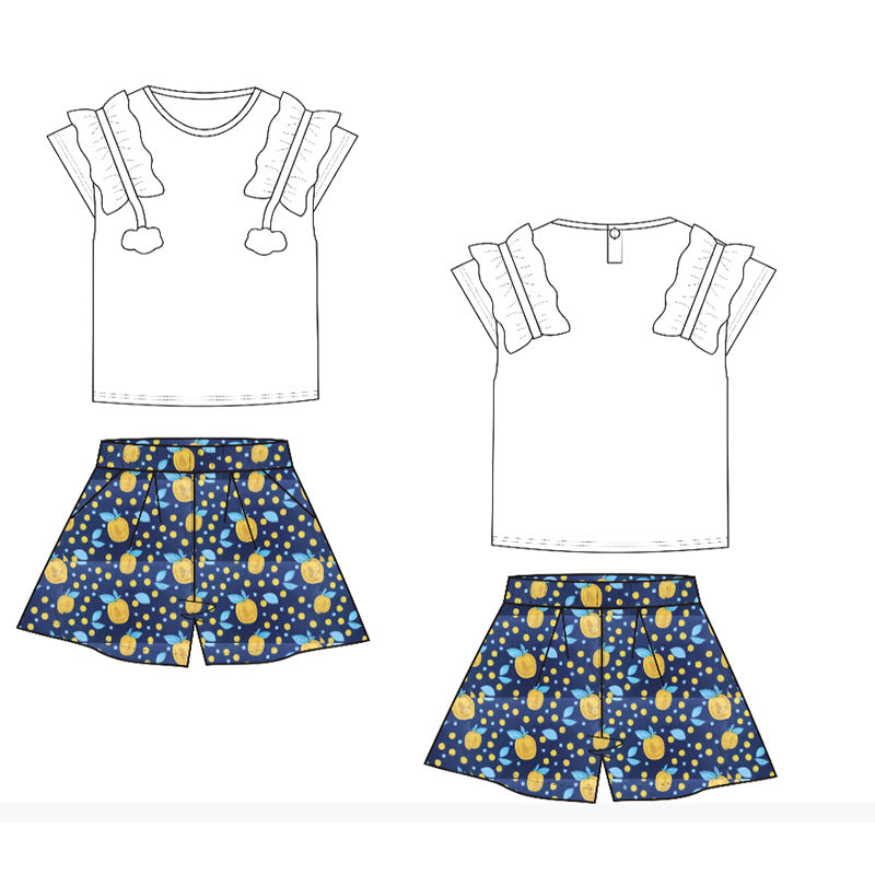 Luoding  summer children's suit package labor and materials directional development find factory fashion style oem oem production of children's clothing