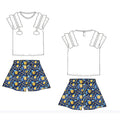 Luoding  summer children's suit package labor and materials directional development find factory fashion style oem oem production of children's clothing