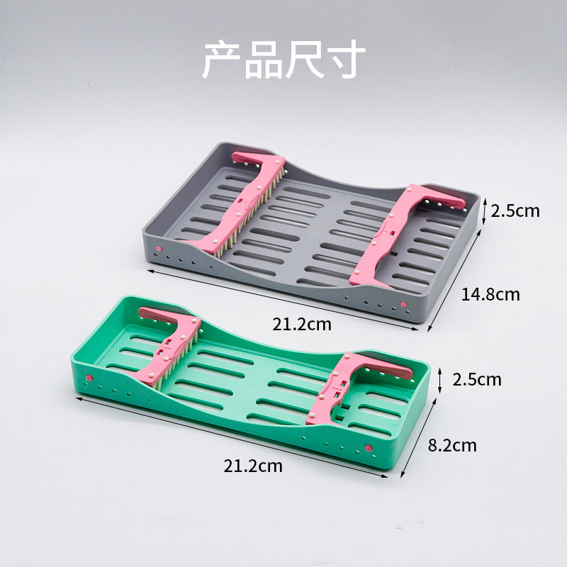 Dental instrument disinfection box, disinfection rack, oral instrument management box, filler tool box 5 pcs 10 pcs