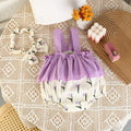 Baby summer suspender bag butt shirt summer thin fashion vest printing tulip triangle khaki baby girl summer