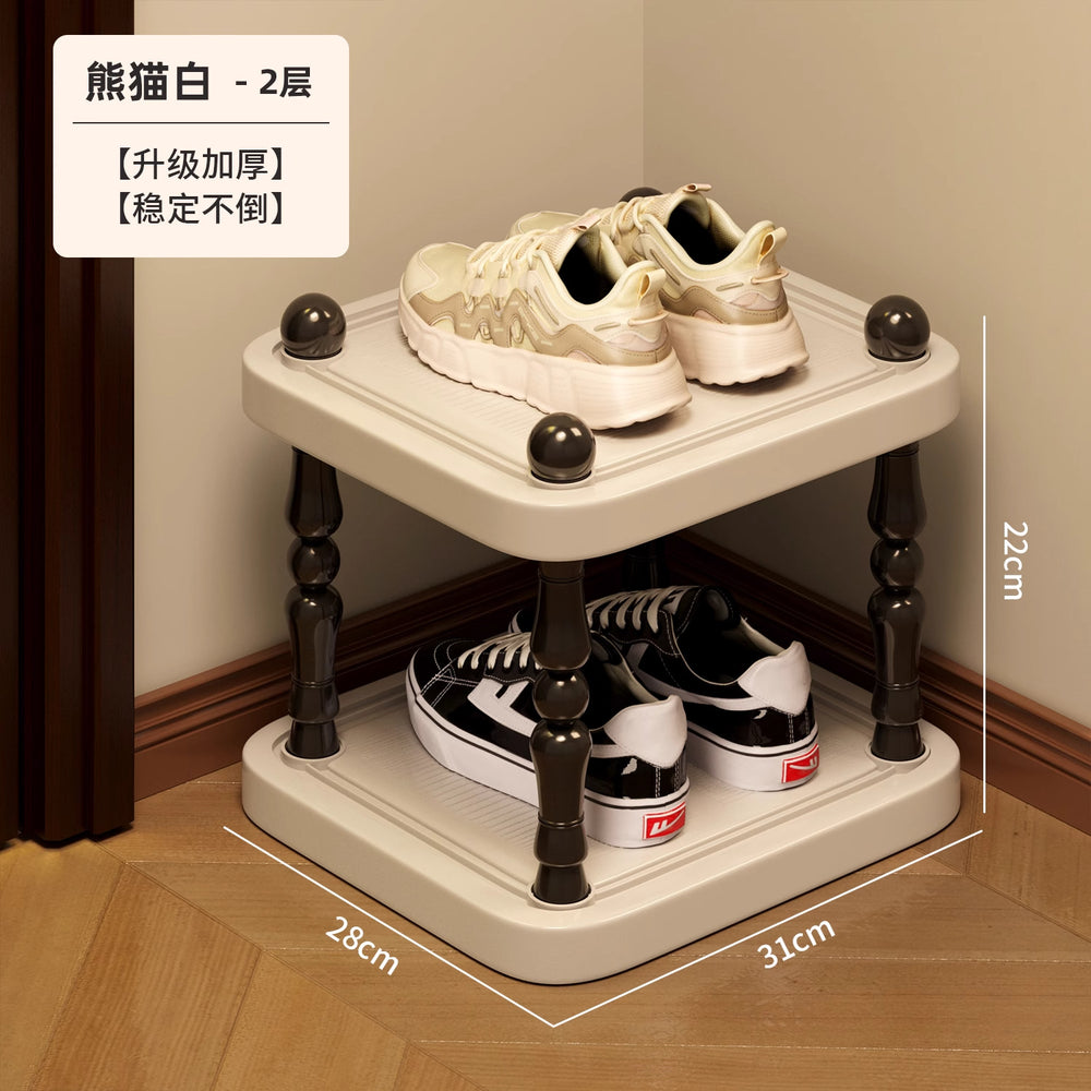 Shoe rack for home door multi-layer shoe cabinet simple storage rack rental room dormitory entrance door shoe storage handy gadget