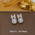 Stylishaccessible luxurybest selling full diamond copper inlaid zirconium letter necklace women's easiest for match non-fading casualelegant collarbone chain suit