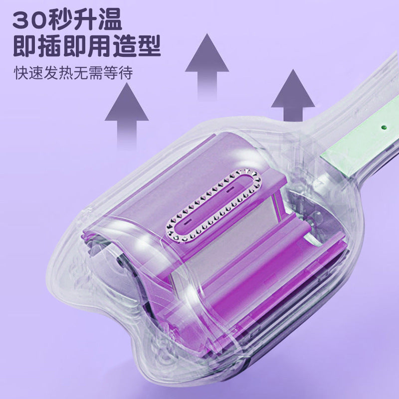 cat claw egg roll curling iron water ripple wave cute splint short electric curling iron cute compact curl