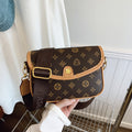 shoulder bag for women, 2025 new arrival, elegant and versatile, fashionable casual crossbody bag, european and american style, classic monogram small square bag