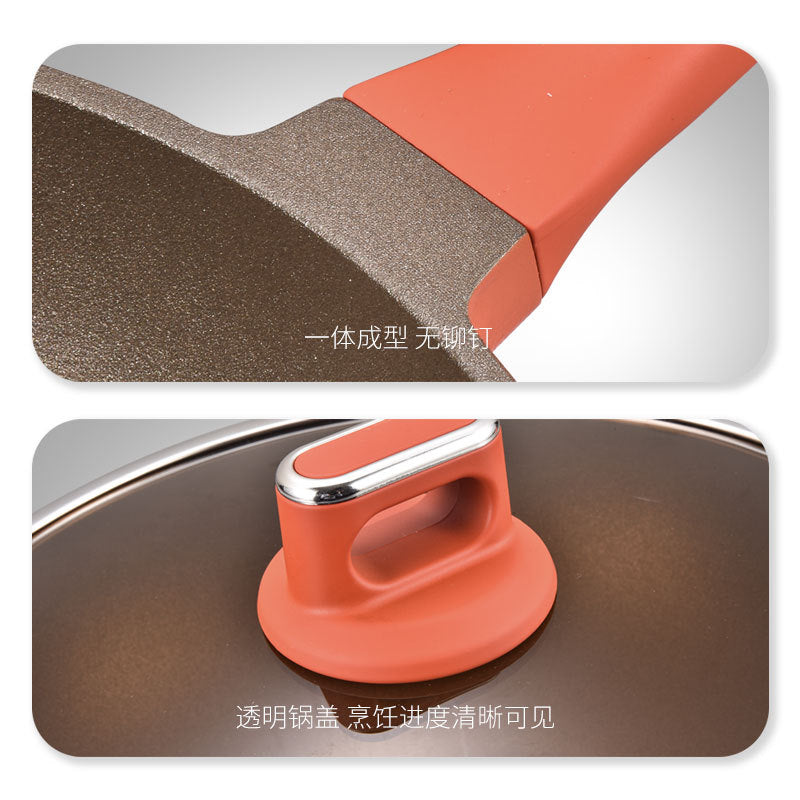 Cindy coco clay pot - non-stick, induction compatible, no-coating wok