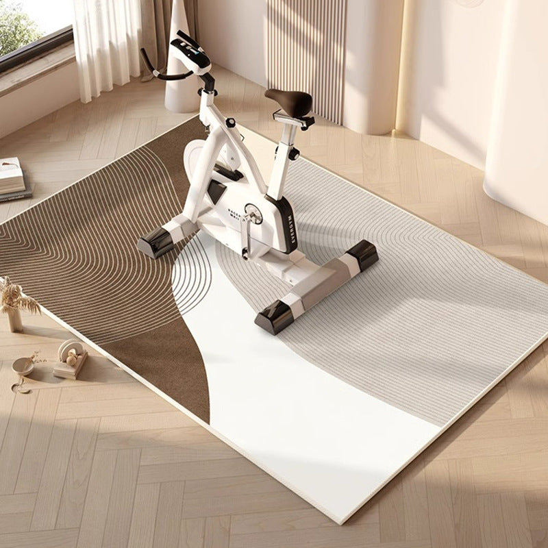 Floor mat sound insulation  new treadmill non-slip mat dynamic bicycle fitness special mat stain-resistant thickened carpet