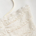 summer new arrival: white dress - sweet, french-inspired, girly, pure & alluring, fairycore, strapless/neck-halter, tiered cake dress