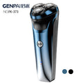 Floating three-blade electric shaver, full body washable, men's razor, digital display, cross-border rotary, dry and wet use