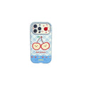 Two red cherries are suitable for lambskin large window iphone16 protective case 15 apple 17pm anti-fall mobile phone case