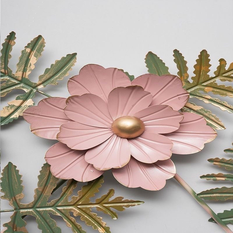 Scandinavian style entrance wall hanging living room background wall decoration pendant creative iron wall decoration stereo wall decoration