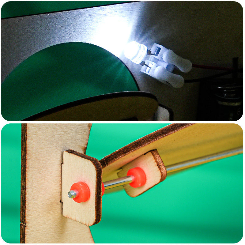 Moon Exploration Model Technology Small Production Handmade DIY Student Scientific Experiment Invention Teaching Aids STEAM Education Puzzle New