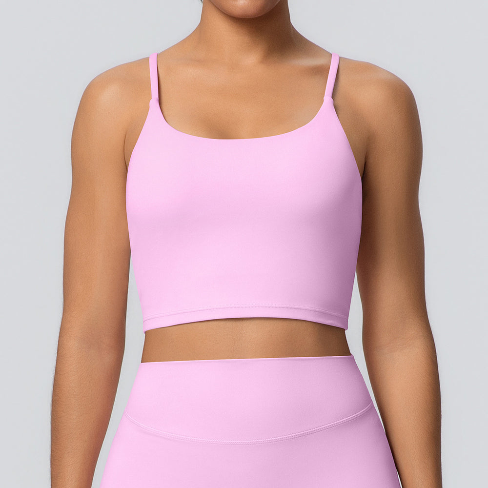 New cloud-feel yoga top women's sports bra tank top - beautiful back, quick-dry vest, outdoor running fitness bra
