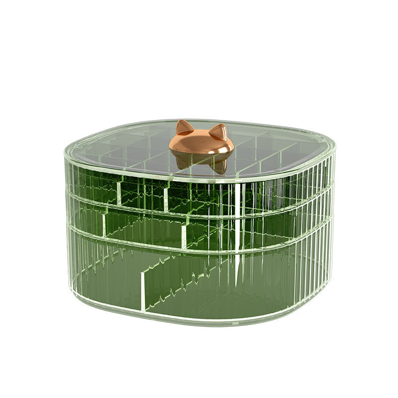 Liheng transparent storage box can be stacked with jewelry storage box, multi-layer princess ins style jewelry hairpin, small jewelry box.