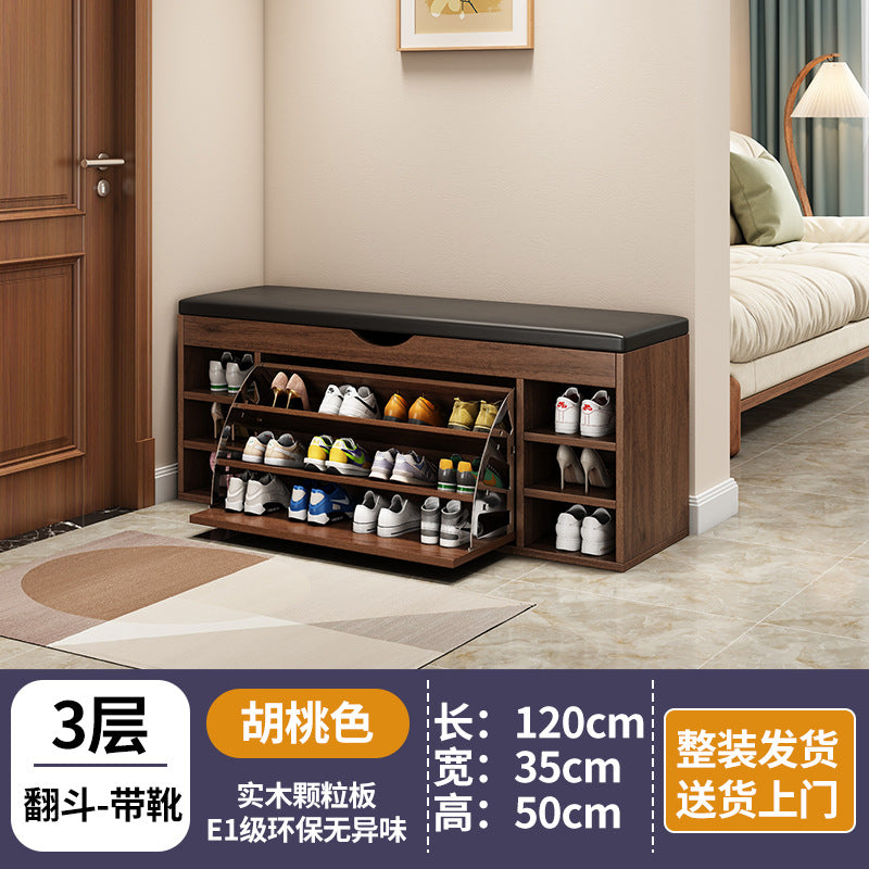 new arrival: bestselling flip-top shoe cabinet - home entryway shoe bench, shoe rack, and stool combo - all-in-one seating & space-saving storage
