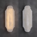 Italian light luxury spanish natural marble background wall lamp designer creative art bedside lamp marble wall sconce
