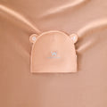 Star and moon baby hat (coffee color)