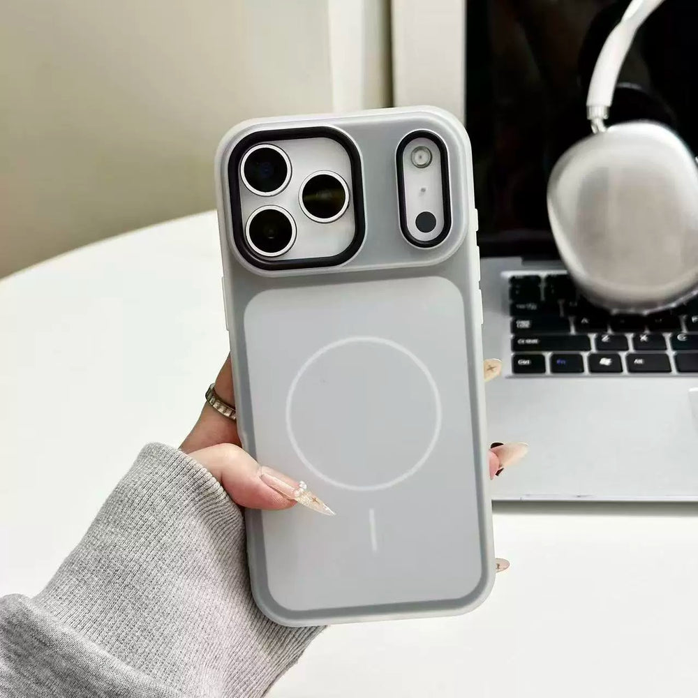 Second-generation jelly magnetic case for apple 17 pro max, 2-in-1 soft-touch iphone 16 protective cover