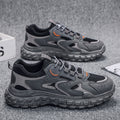 Dad shoes 2025 autumn mesh breathable wear-resistant casual shoes anti-slip running sneakers trendy tire sole men's shoes