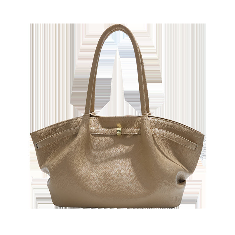 large-capacity tote bag for women 2025 autumn new arrivaltrendyeasiest for matchniche style shoulder bag classy texture armpit bag