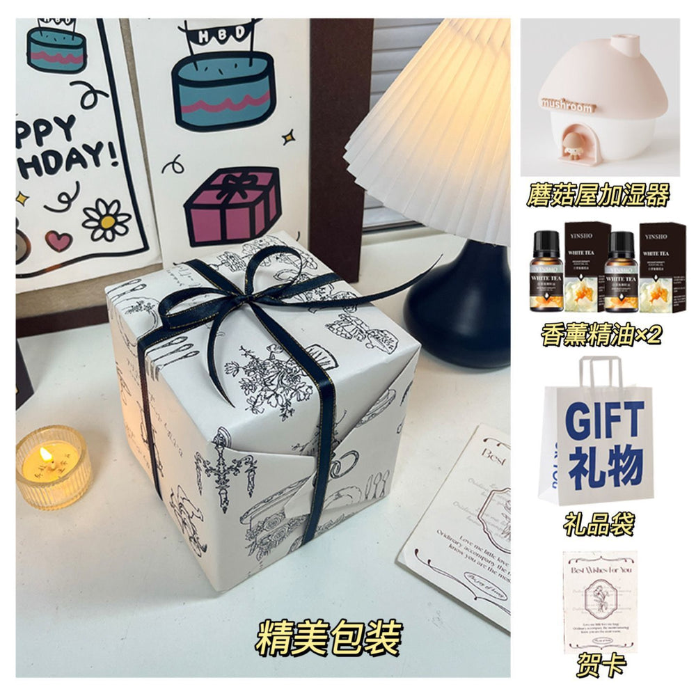 Mushroom aroma diffuser desktop humidifier - cute & chic, perfect birthday gift for her, practical & fun cartoon design