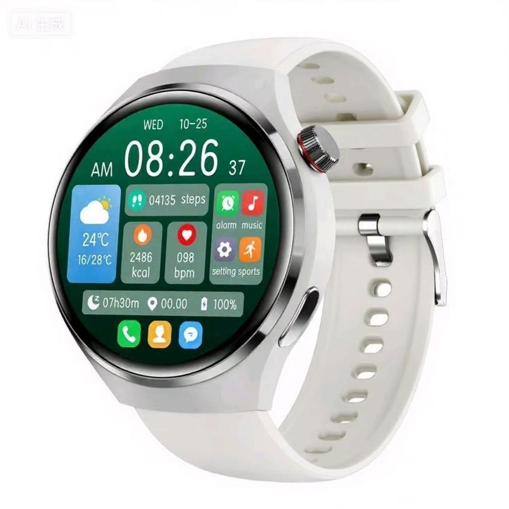 2025 new non-invasive blood glucose & blood pressure monitoring smartwatch - uric acid, lipid, heart rate tracking, nfc payment, and call functionality for seniors