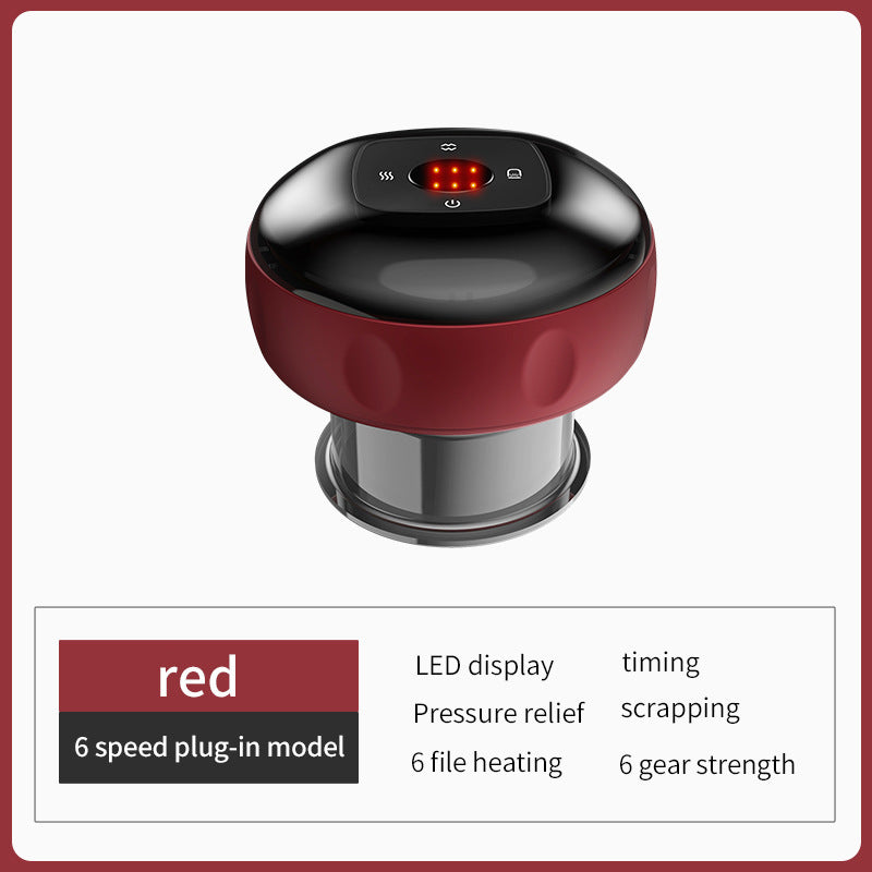 For homeelectric cupping device intelligent temperature moxibustion scraping device portable vacuum negative pressure walking tank suction machine electric scraping device