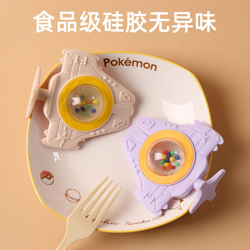 Baby silicone toothpaste manufacturers wholesale aircraft rattle tooth grinder baby educational toys baby tooth grinder soothing